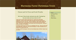 Desktop Screenshot of harmonyfarmtrees.com