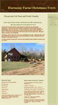 Mobile Screenshot of harmonyfarmtrees.com